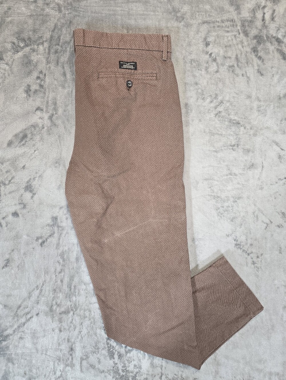 Banana Republic Mason Chino Pants Size 36x34 Fits 38x31 Geometric Jacquard